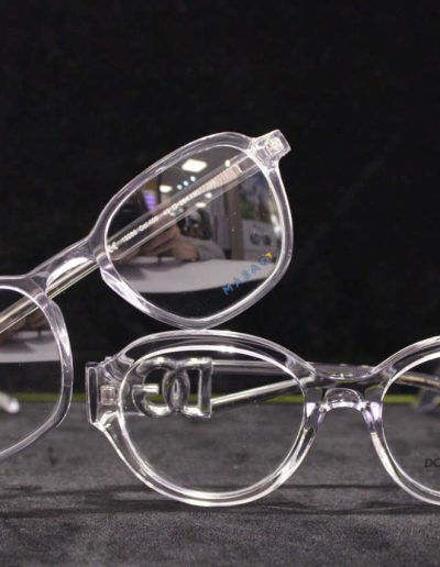 Transparente Brillen Dolce Gabbana und Masao