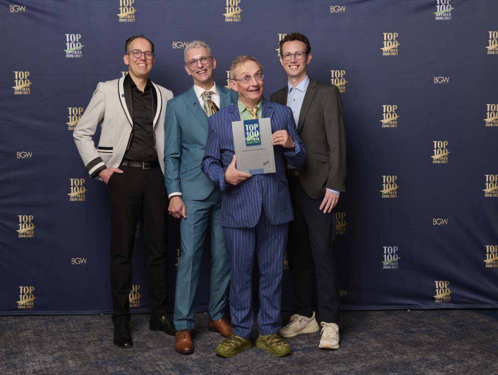 Gruppenfoto Auszeichnung Top 100 Optiker 2026