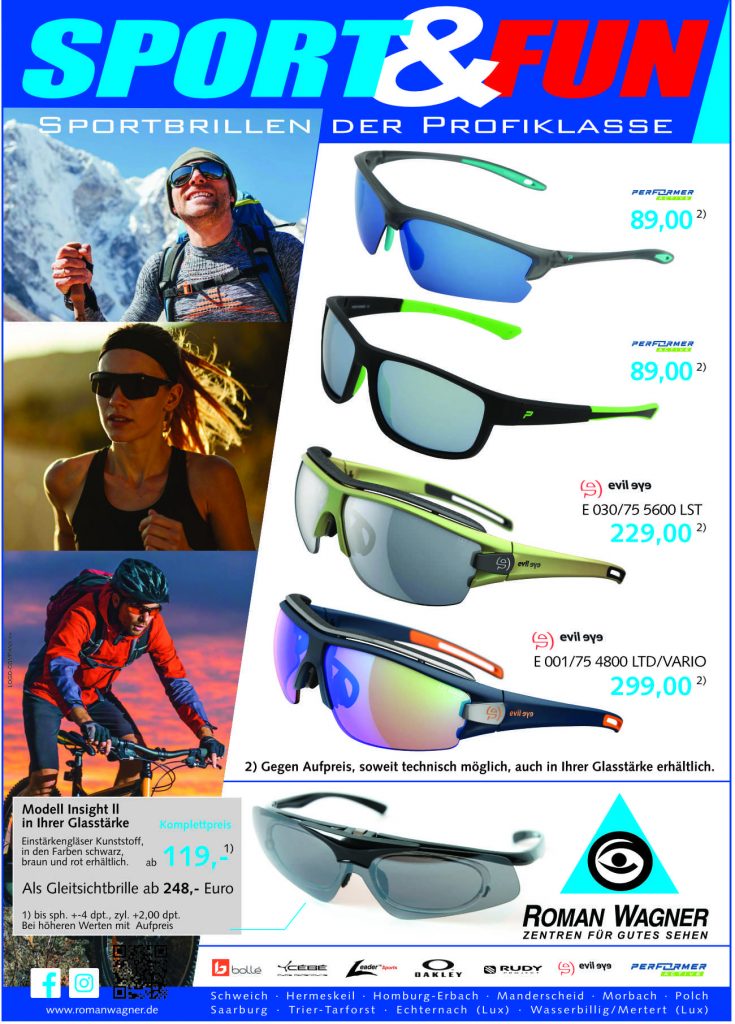 Sportbrillen Angebot